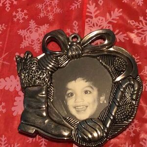 Vintage Gorham silver picture frame ornament